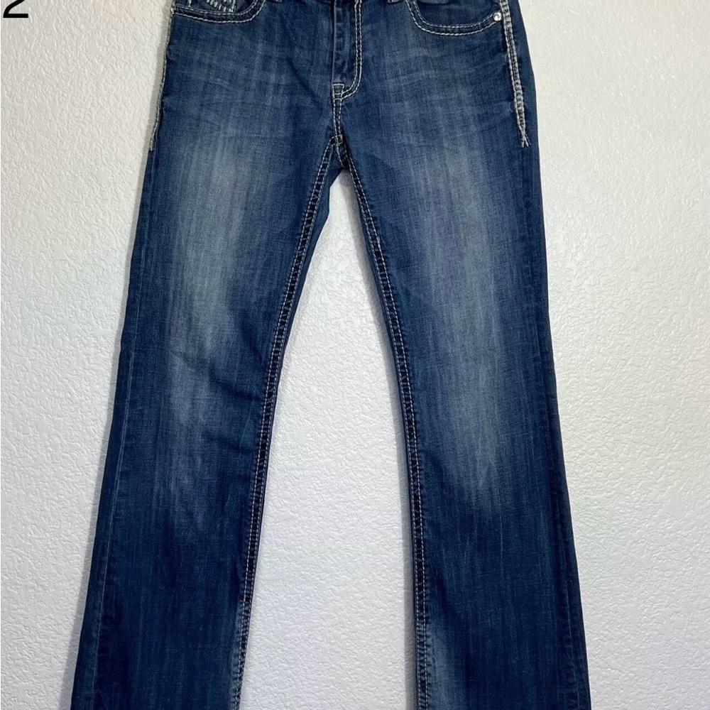 Rock & Roll Cowgirl 30x34 Dark Wash Bootcut Jeans